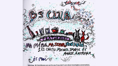 BS Club Minutes – Oct 31, 2012