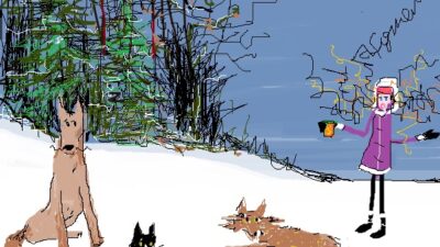 A Dog a Cat a Coyote and Me